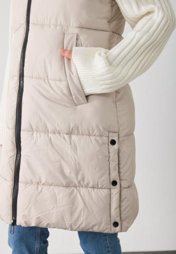 Длинный жилет