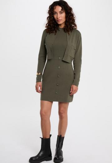 Вязаное платье