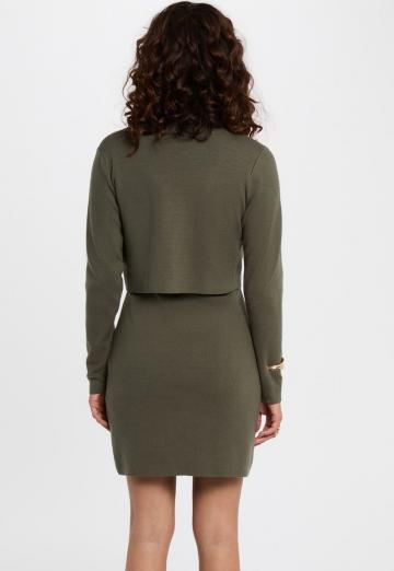 Вязаное платье