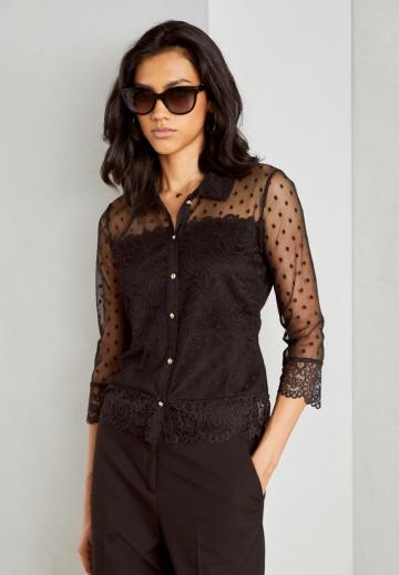 Кружевная блузка