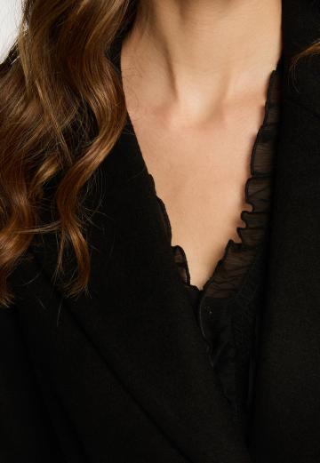 Шерстяное пальто