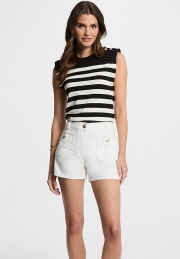 Пуловер без рукавов