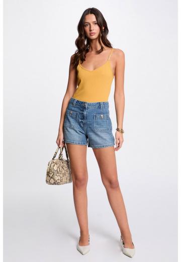 Топ на бретельках