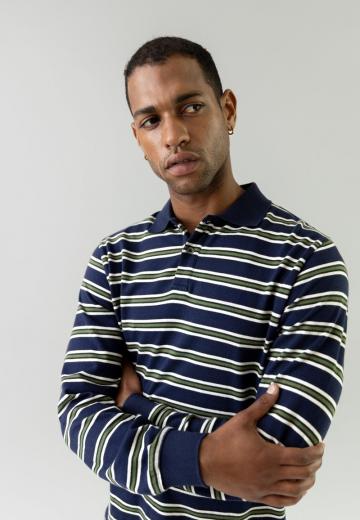 Поло с длинным рукавом