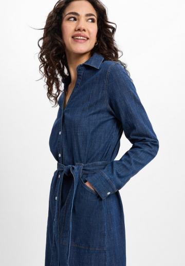 Джинсовое платье