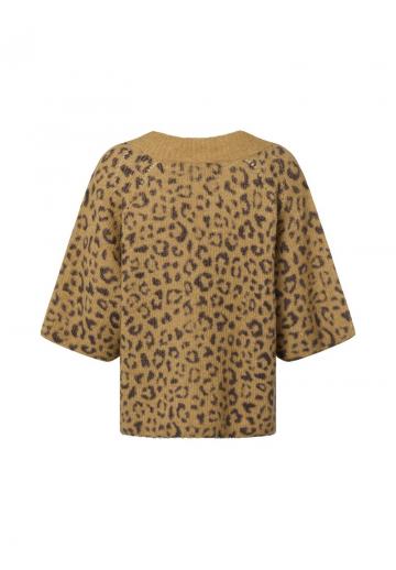 Пуловер с рукавом три четверти