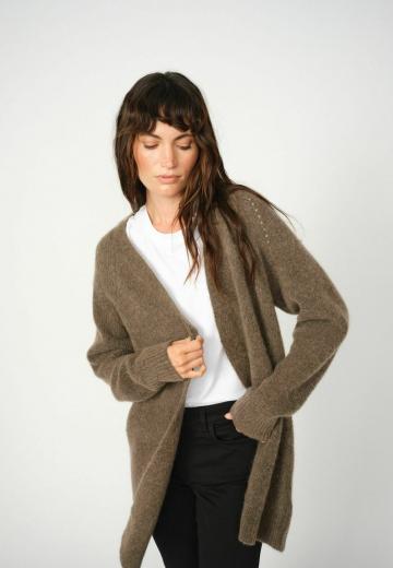 Длинный кардиган