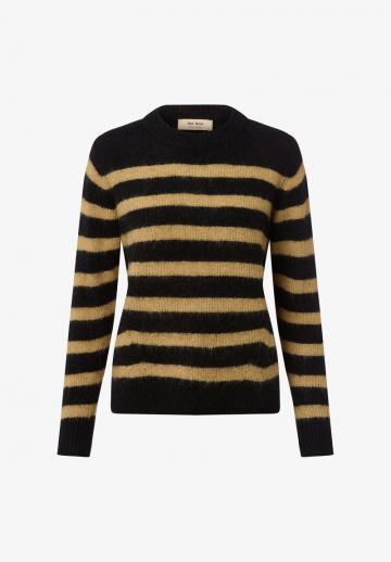 Пуловер в полоску