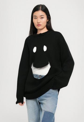 Длинный пуловер