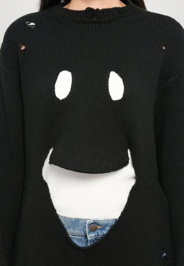 Длинный пуловер