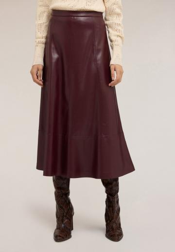 Кожаная юбка