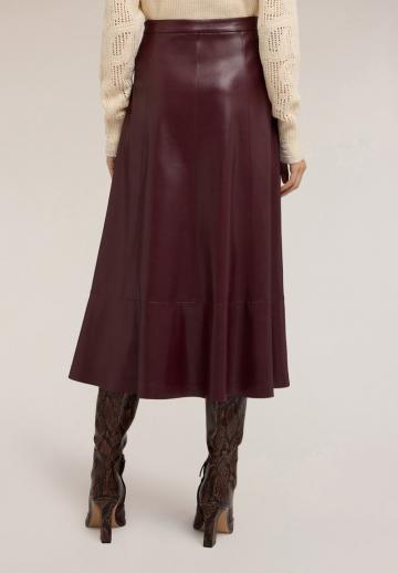 Кожаная юбка