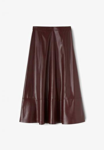 Кожаная юбка