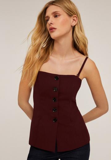 Топ на бретельках