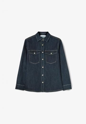 Джинсовая жилетка