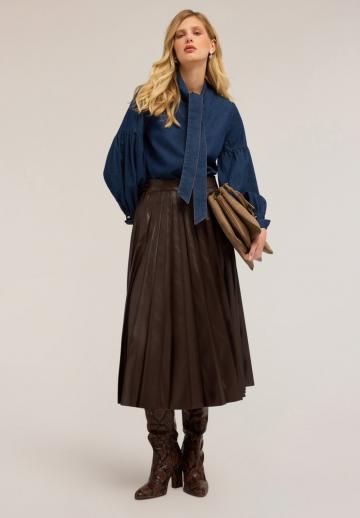 Джинсовая блузка