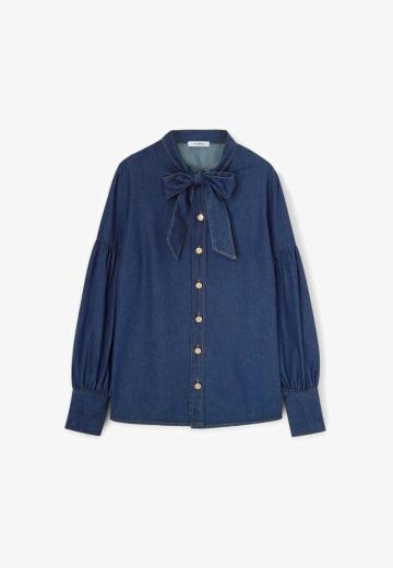 Джинсовая блузка