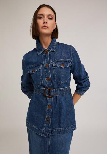 Джинсовая жилетка