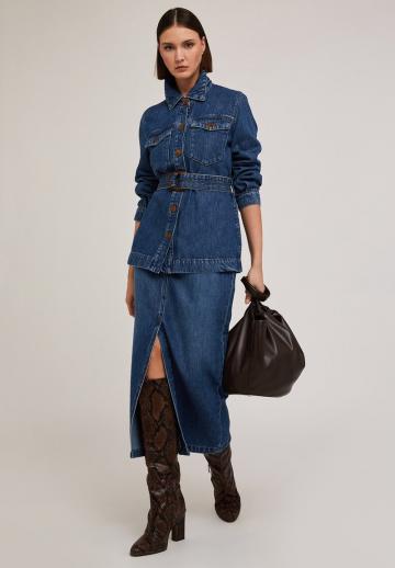 Джинсовая жилетка