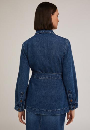 Джинсовая жилетка