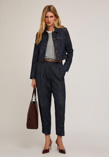 Джинсовая жилетка