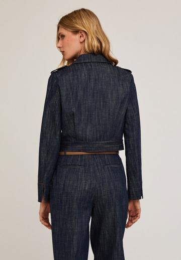 Джинсовая жилетка