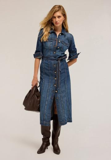 Джинсовое платье