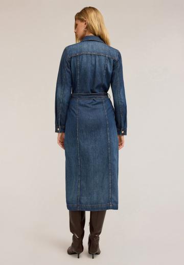 Джинсовое платье