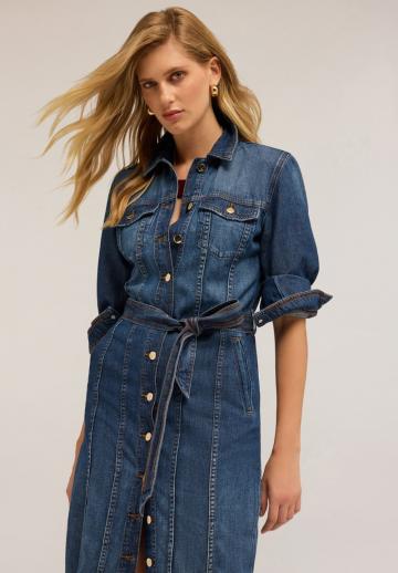 Джинсовое платье