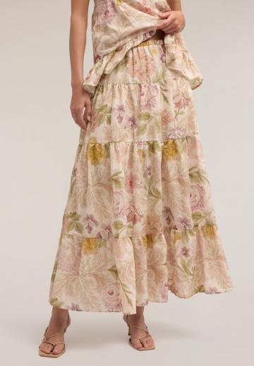 Юбка с воланами