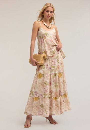 Юбка с воланами