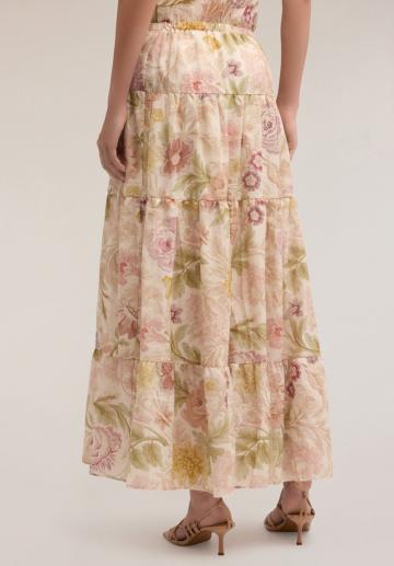 Юбка с воланами