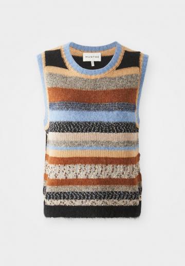 Пуловер без рукавов