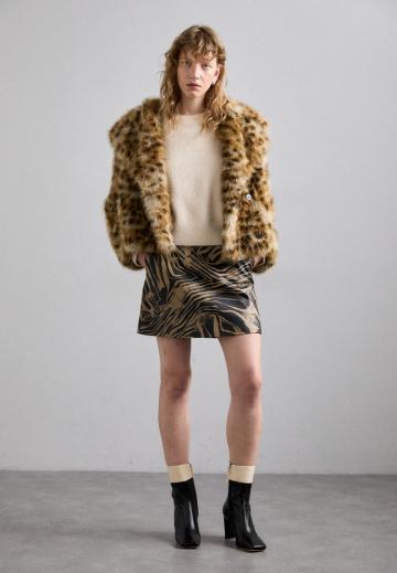 Кожаная юбка