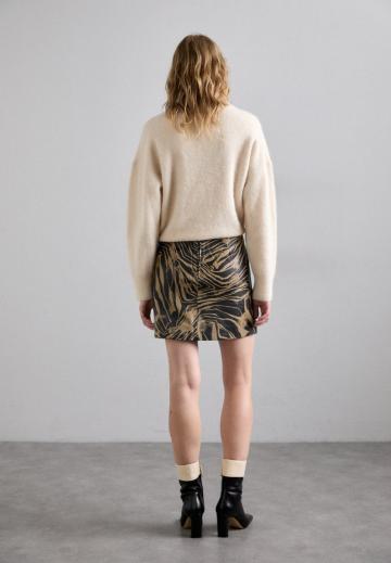 Кожаная юбка