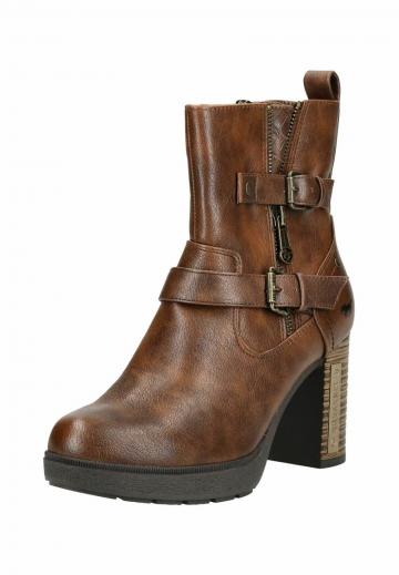 Полусапожки на высоком каблуке