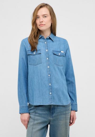 Джинсовая блузка