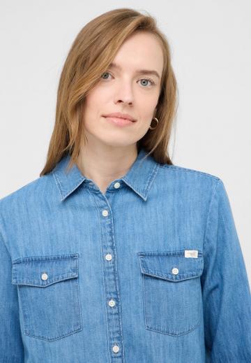 Джинсовая блузка