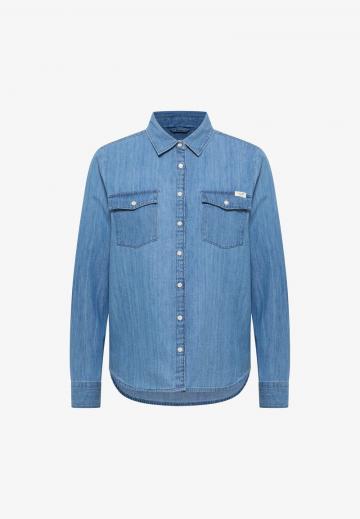 Джинсовая блузка