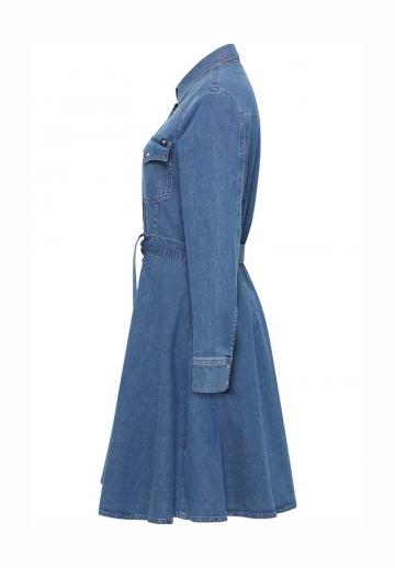 Джинсовое платье