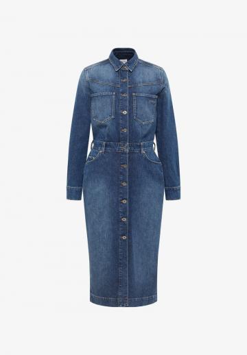 Джинсовое платье