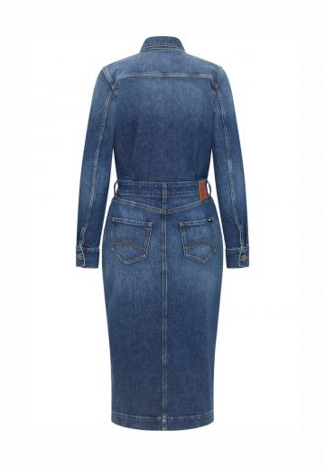 Джинсовое платье