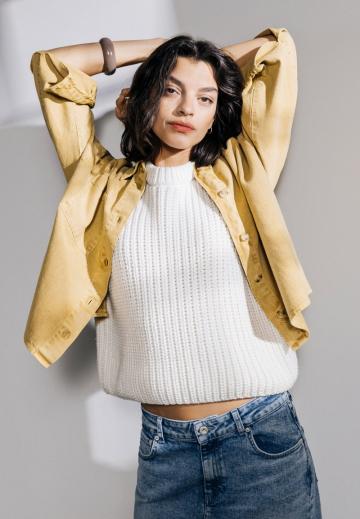 Джинсовая блузка