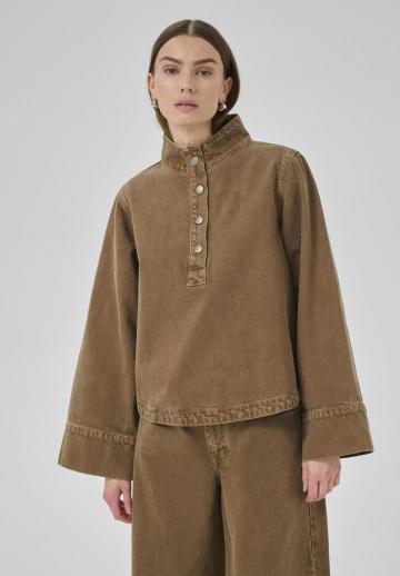 Джинсовая блузка