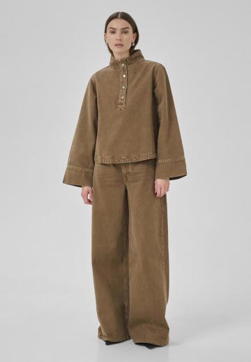 Джинсовая блузка