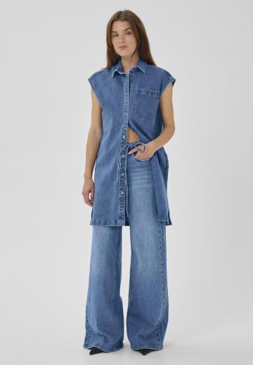 Джинсовое платье