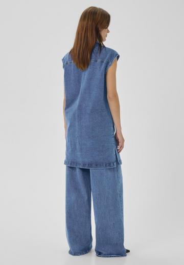 Джинсовое платье