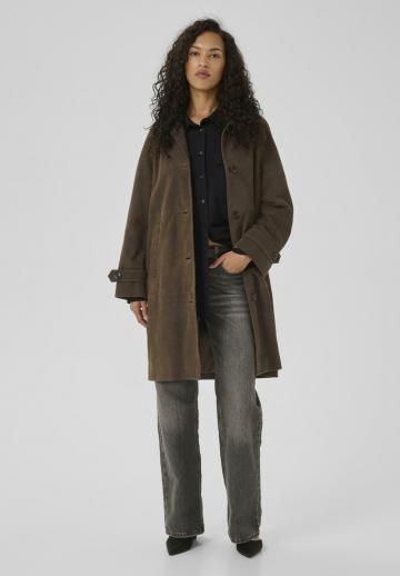 Кожаное пальто