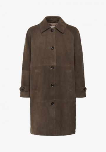 Кожаное пальто