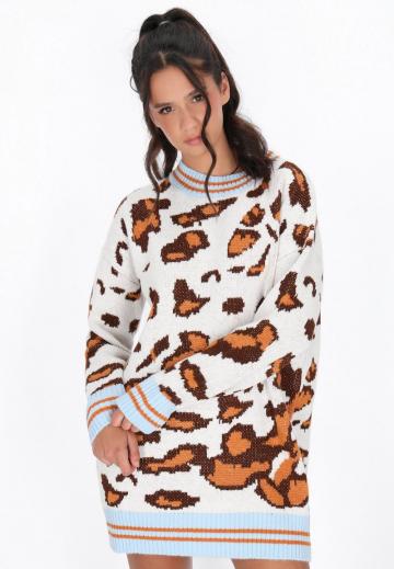 Вязаное платье